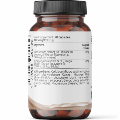 Lõvikarva seen hõlmikpuu ekstraktiga