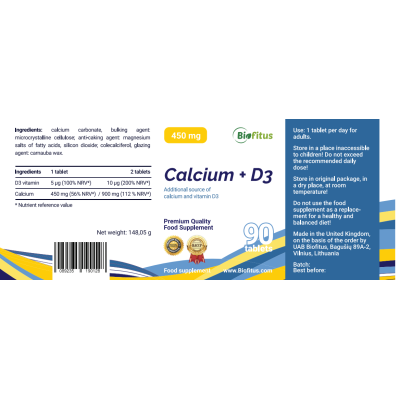 Kaltsium ja D-vitamiin