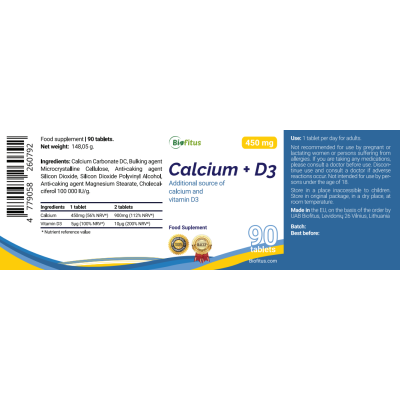 Kaltsium ja D-vitamiin