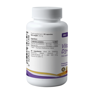 D3- ja K2-vitamiin